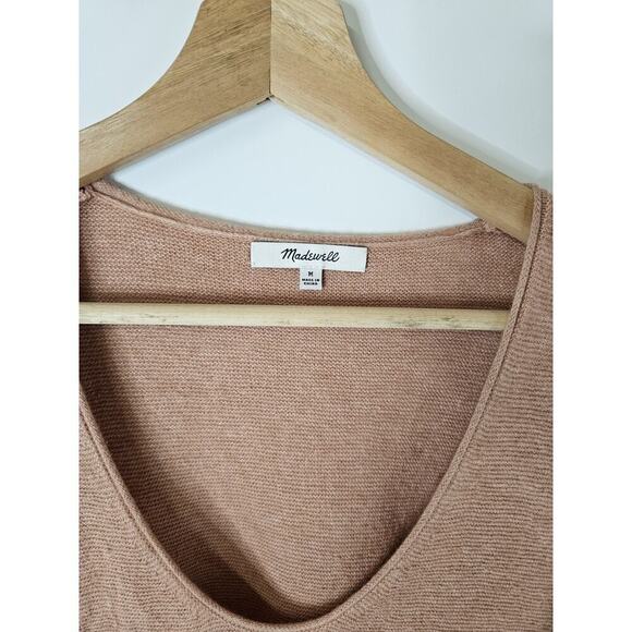 Madewell Womens Size M Knit Merino Wool Alpaca Lightweight Thin Sweater - Picture 4 of 5